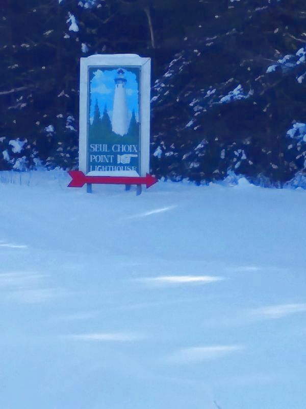 Seul Choix Point Lighthouse Marker image. Click for full size.