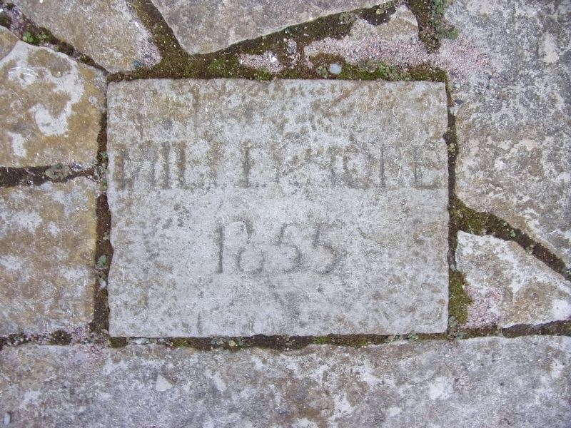 Millermore House carved stone - 1855. Click for full size. Millermore House carved stone - 1855 image. Click for full size.