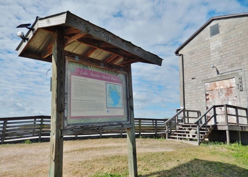 Lake Apopka North Shore Marker Kiosk. Click for full size. Lake Apopka North Shore Marker Kiosk image. Click for full size.