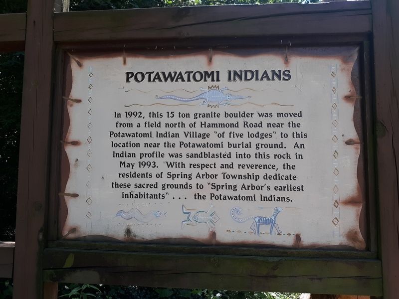 Potawatomi Indians Marker image. Click for full size.