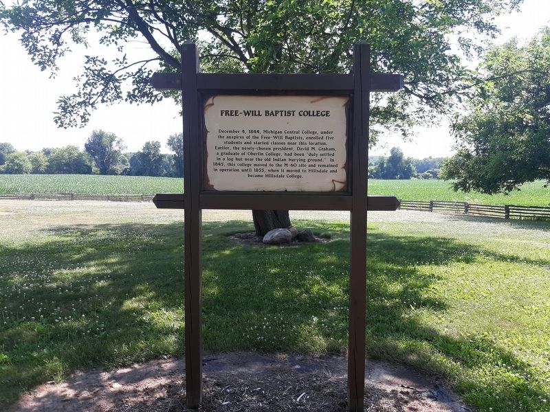 Free-Will Baptist College Marker image. Click for full size.