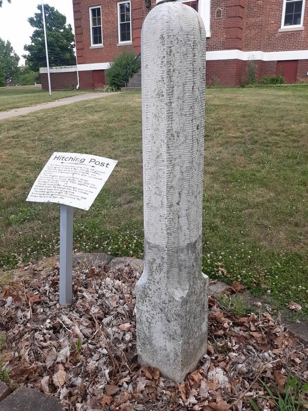 Hitching Post Marker image. Click for full size.