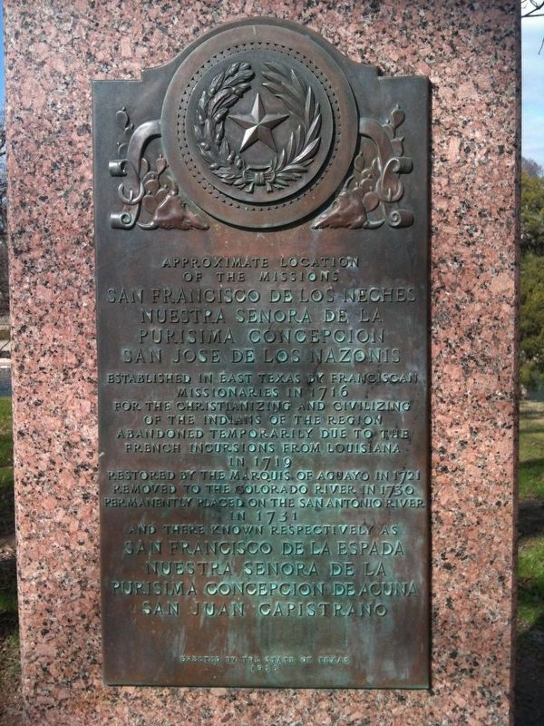 Approximate Location of the Missions Marker image. Click for full size.