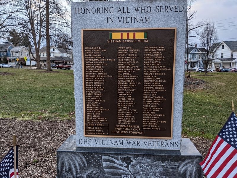 Honoring all who served in Viet Nam image. Click for full size.