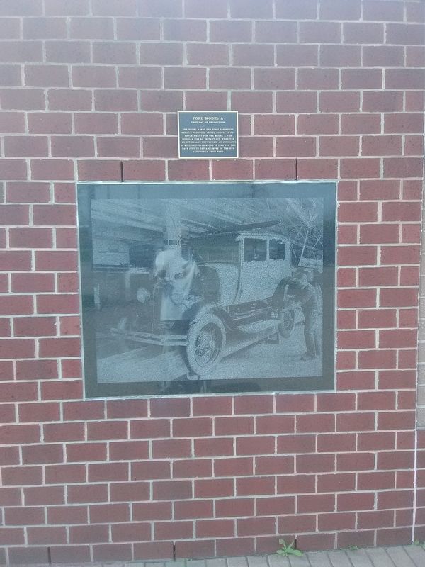Ford Model A Marker. Click for full size. Ford Model A Marker image. Click for full size.