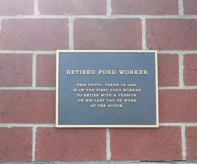 Retired Ford Worker Marker. Click for full size. Retired Ford Worker Marker image. Click for full size.