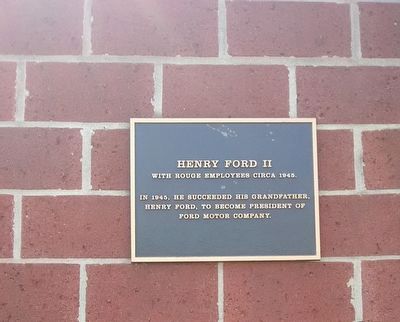 Henry Ford II Marker. Click for full size. Henry Ford II Marker image. Click for full size.
