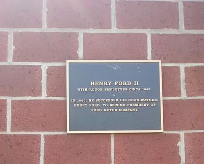 Henry Ford II Marker image. Click for full size.