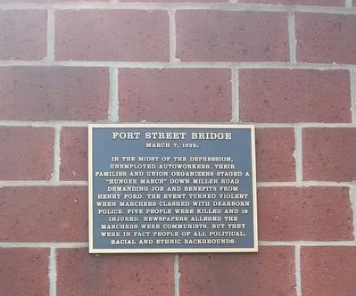 Fort Street Bridge Marker image. Click for full size.