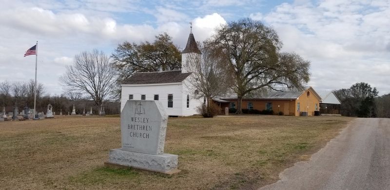 Wesley Brethren Church Marker image. Click for full size.