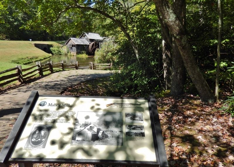 Mabry Mill Marker. Click for full size. Mabry Mill Marker image. Click for full size.