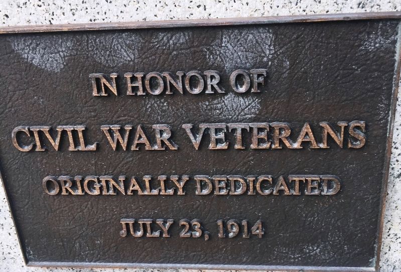 Original Dedication Tablet image. Click for full size.