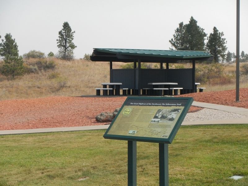 The Great Highway of the Northwest: The Yellowstone Trail Marker image. Click for full size.