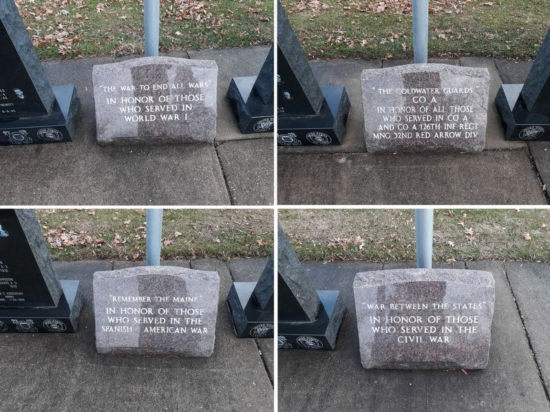 "A Gathering of Flags" War Memorial image. Click for full size.