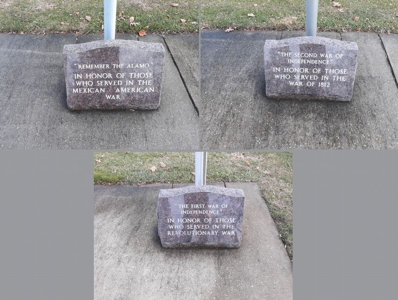 "A Gathering of Flags" War Memorial image. Click for full size.