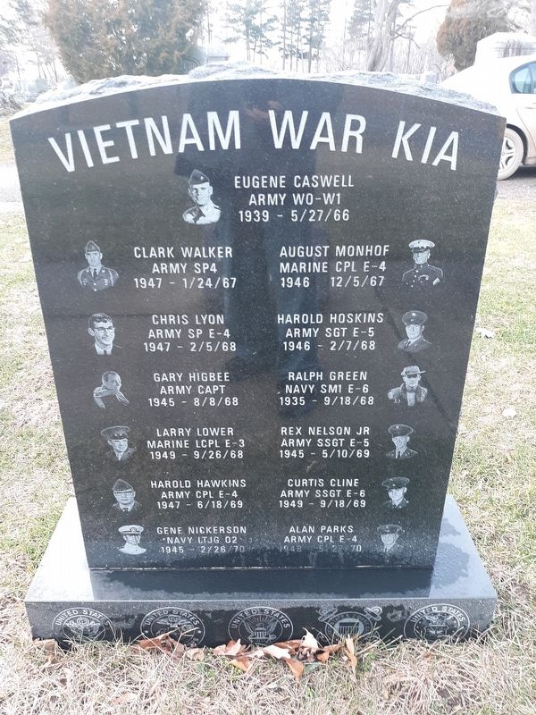 Vietnam War KIA Marker image. Click for full size.