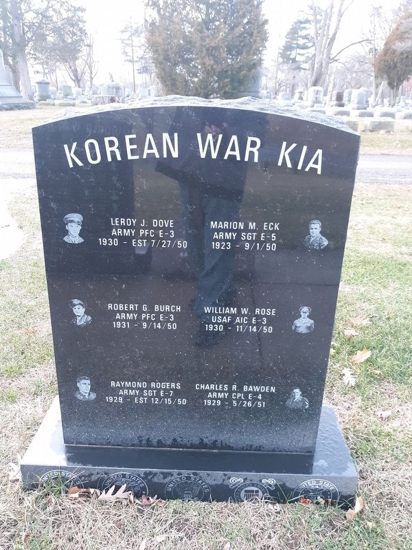 Korean War KIA Marker image. Click for full size.