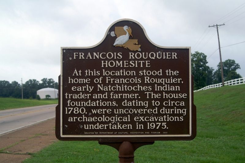Francois Rouquier Homesite Marker. Click for full size. Francois Rouquier Homesite Marker image. Click for full size.
