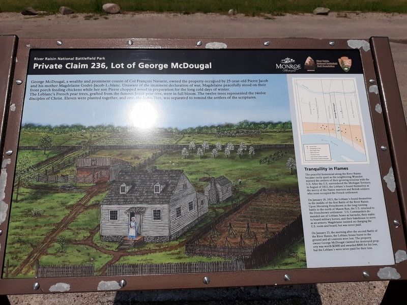 Private Claim 236, Lot of George McDougal Marker image. Click for full size.