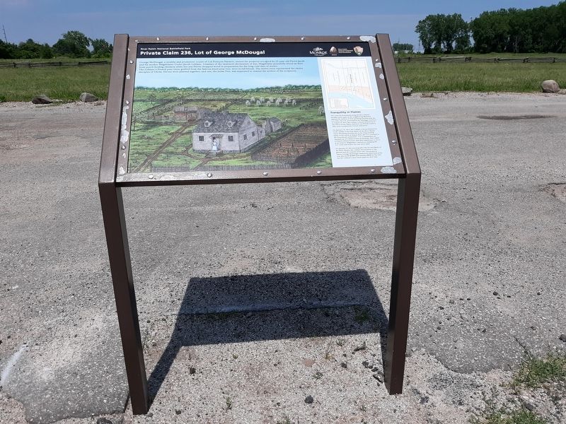 Private Claim 236, Lot of George McDougal Marker image. Click for full size.