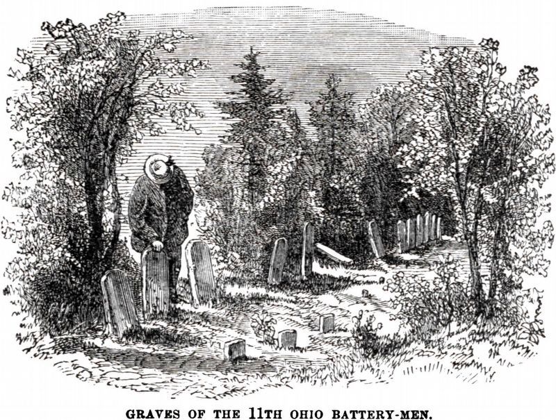 Graves of the 11th Ohio Battery Men image. Click for full size.