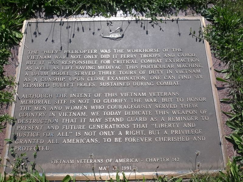 The "Huey" Helicopter Marker image. Click for full size.