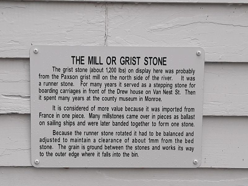 The Mill or Grist Stone Marker image. Click for full size.