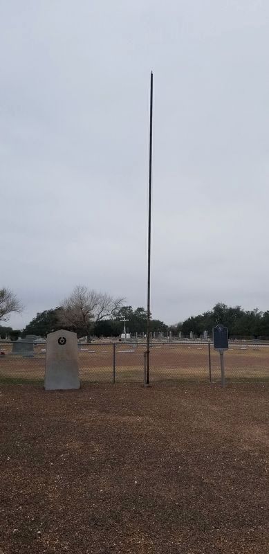 The Captain Amon B. King and His Men Marker is on the left of the two markers image. Click for full size.
