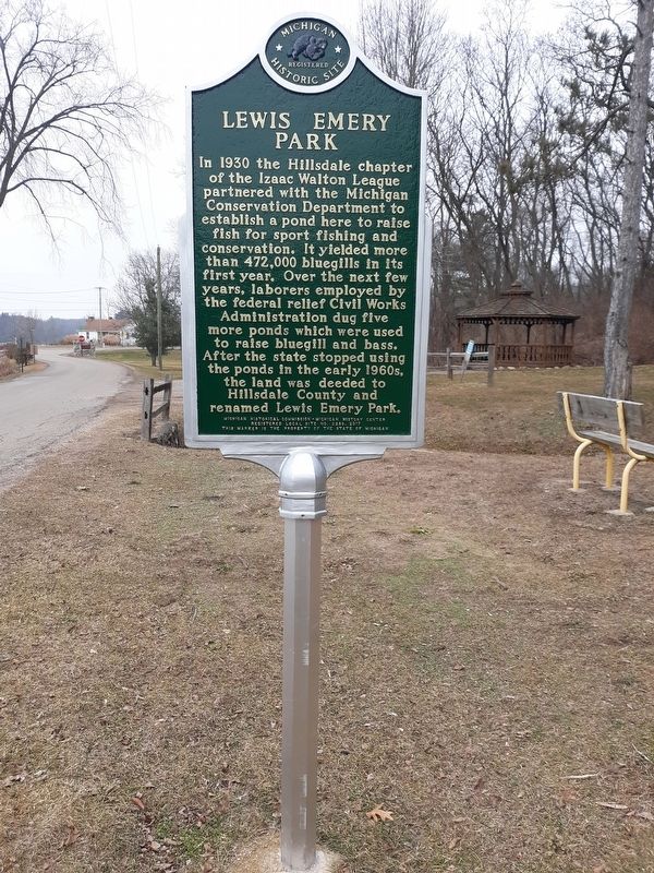 Lewis Emery Park Marker image. Click for full size.