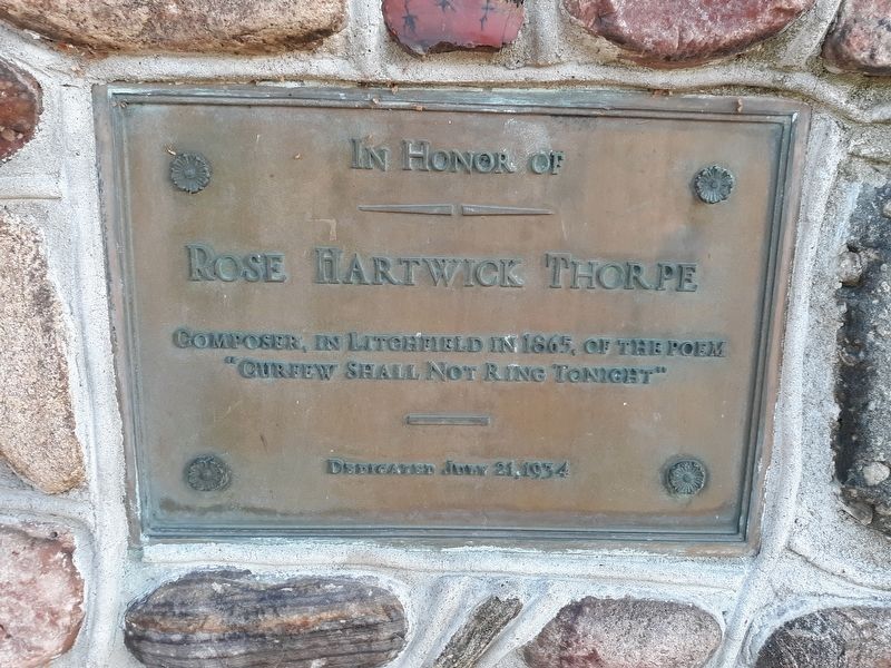 Rose Hartwick Thorpe Marker image. Click for full size.