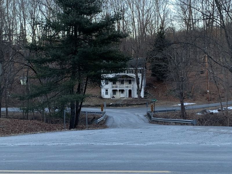 Looking North Along Taghkanic Road from Snyderville Marker image. Click for full size.