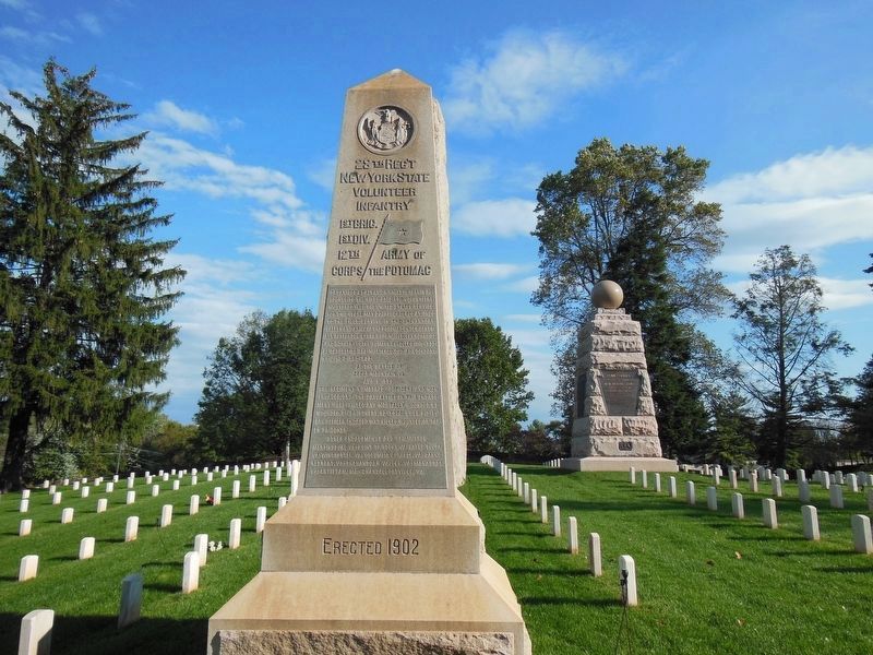 28th Regiment New York State Volunteer Infantry Marker. Click for full size. 28th Regiment New York State Volunteer Infantry Marker image. Click for full size.