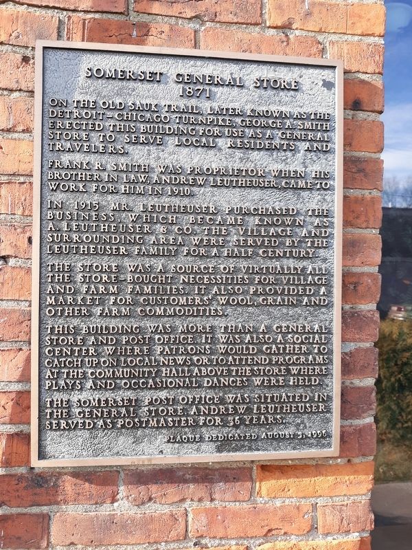 Somerset General Store Marker image. Click for full size.