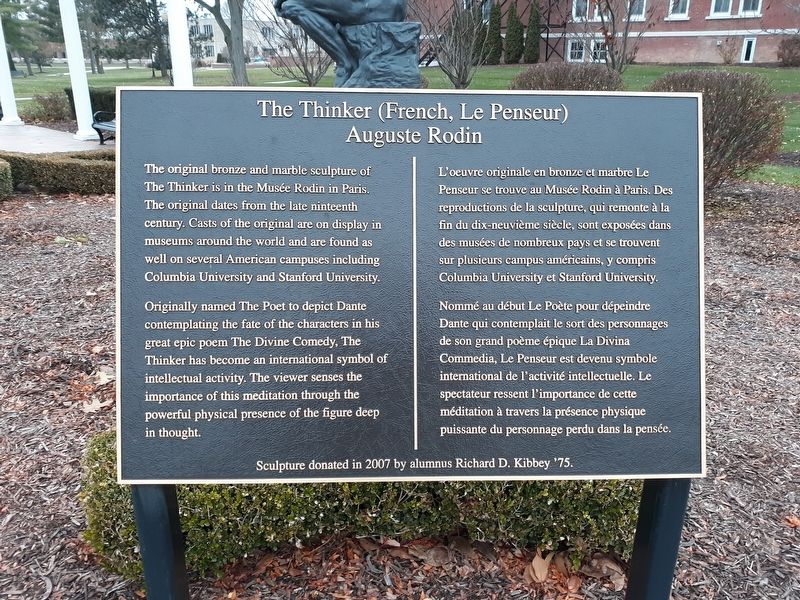 The Thinker Marker image. Click for full size.