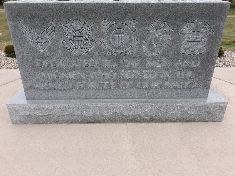 Rollin Township Veterans Memorial. Click for full size. Rollin Township Veterans Memorial image. Click for full size.