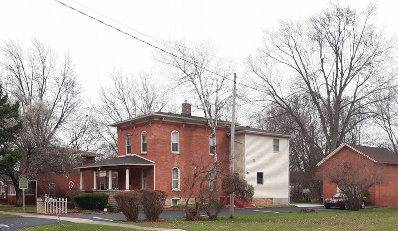Hiram D. Ellis House and Marker. Click for full size. Hiram D. Ellis House and Marker image. Click for full size.
