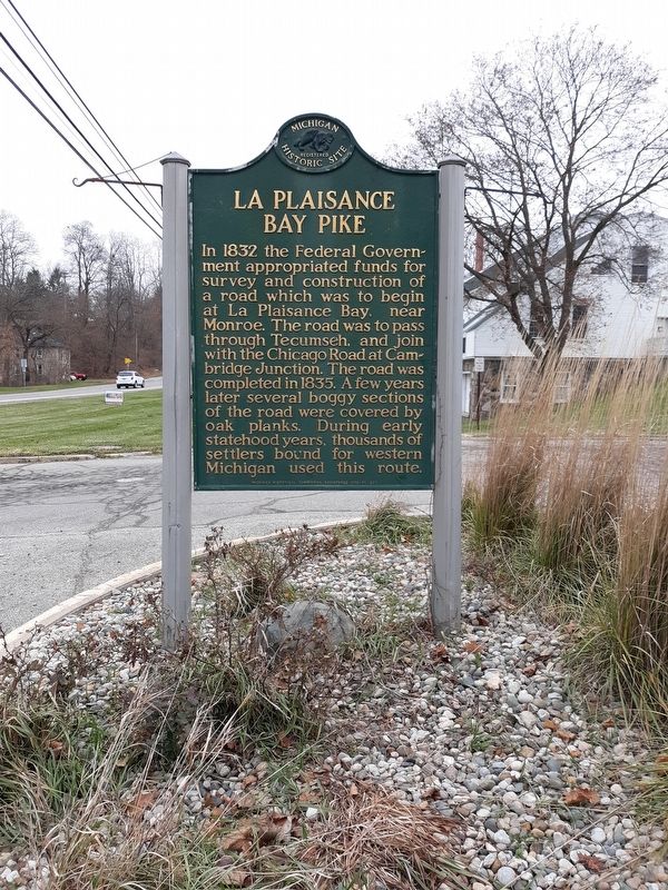 La Plaisance Bay Pike Marker image. Click for full size.