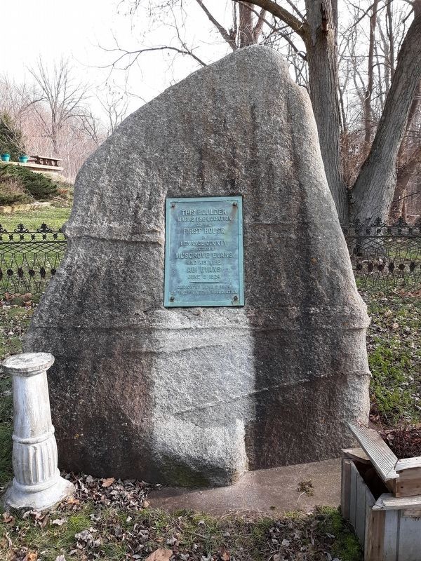 Location of First House in Lenawee County Marker image. Click for full size.