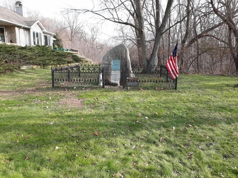 Location of First House in Lenawee County Marker image. Click for full size.