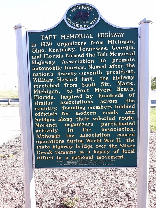 Taft Memorial Highway Marker image. Click for full size.
