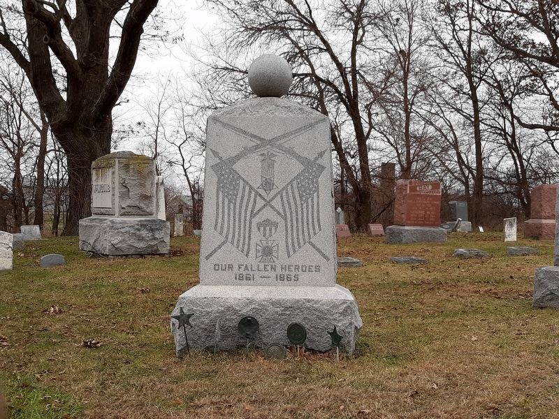 Ogden Township Civil War Memorial image. Click for full size.
