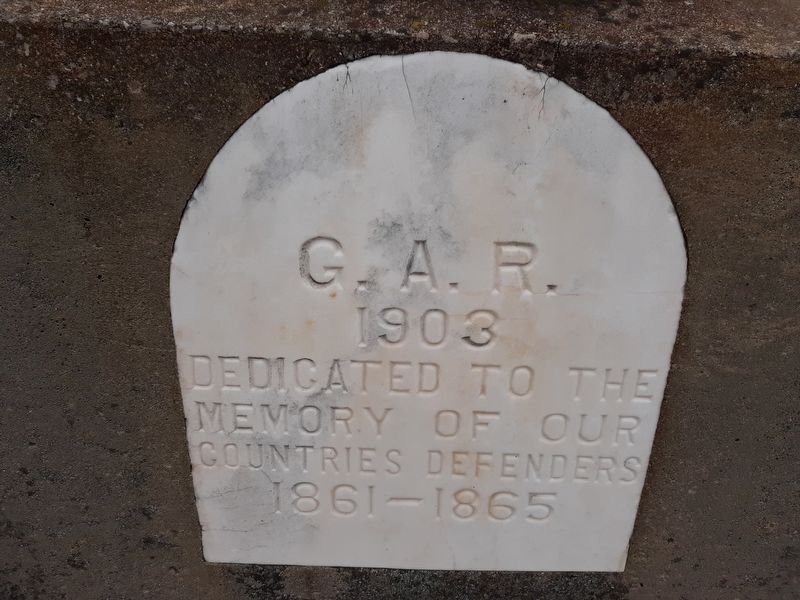 G.A.R. Civil War Memorial. Click for full size. G.A.R. Civil War Memorial image. Click for full size.