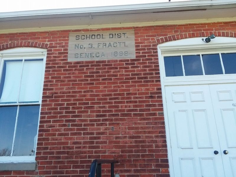 Fractional District No. 3 School Marker image. Click for full size.
