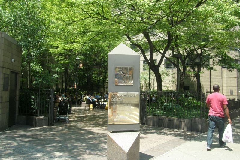 Dag Hammarskjöld Public Plaza. Click for full size. Dag Hammarskjöld Public Plaza image. Click for full size.