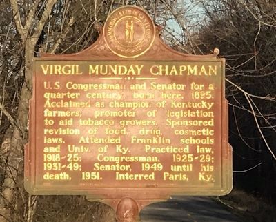 Virgil Munday Chapman Marker image. Click for full size.