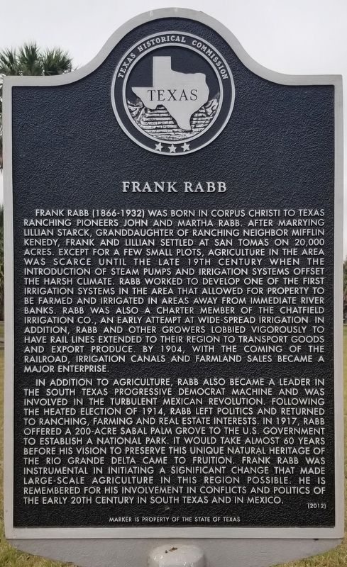 Frank Rabb Marker image. Click for full size.