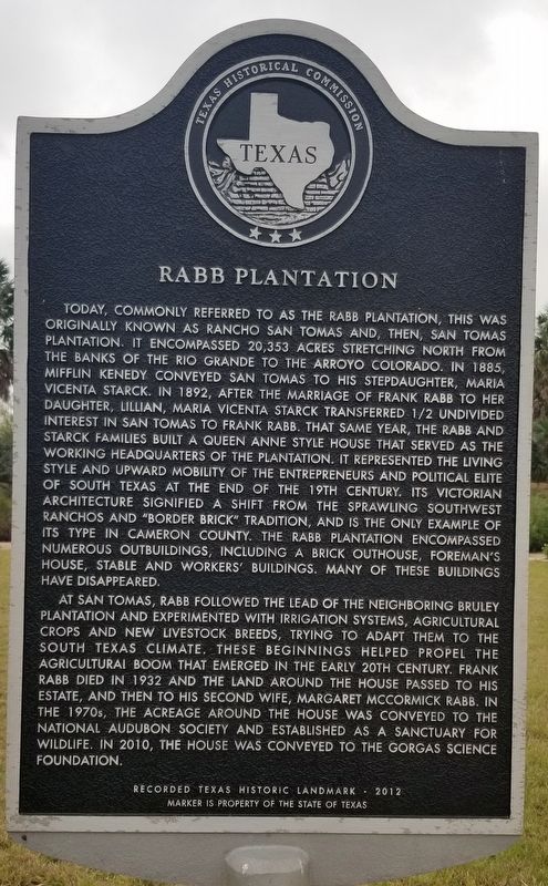 Rabb Plantation Marker image. Click for full size.