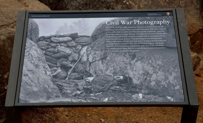 Civil War Photography Marker image. Click for full size.