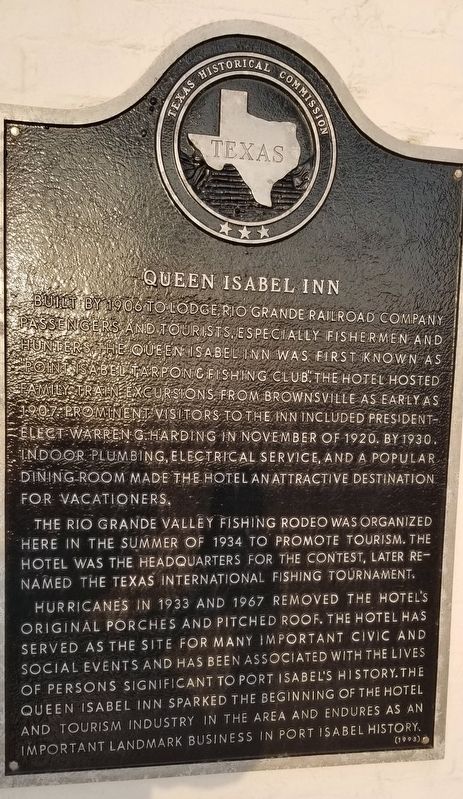 Queen Isabel Inn Marker image. Click for full size.