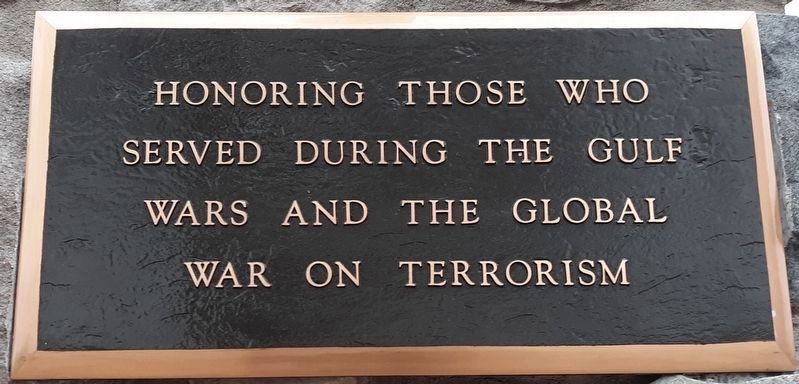 Gulf War & Global War on Terrorism Memorial image. Click for full size.